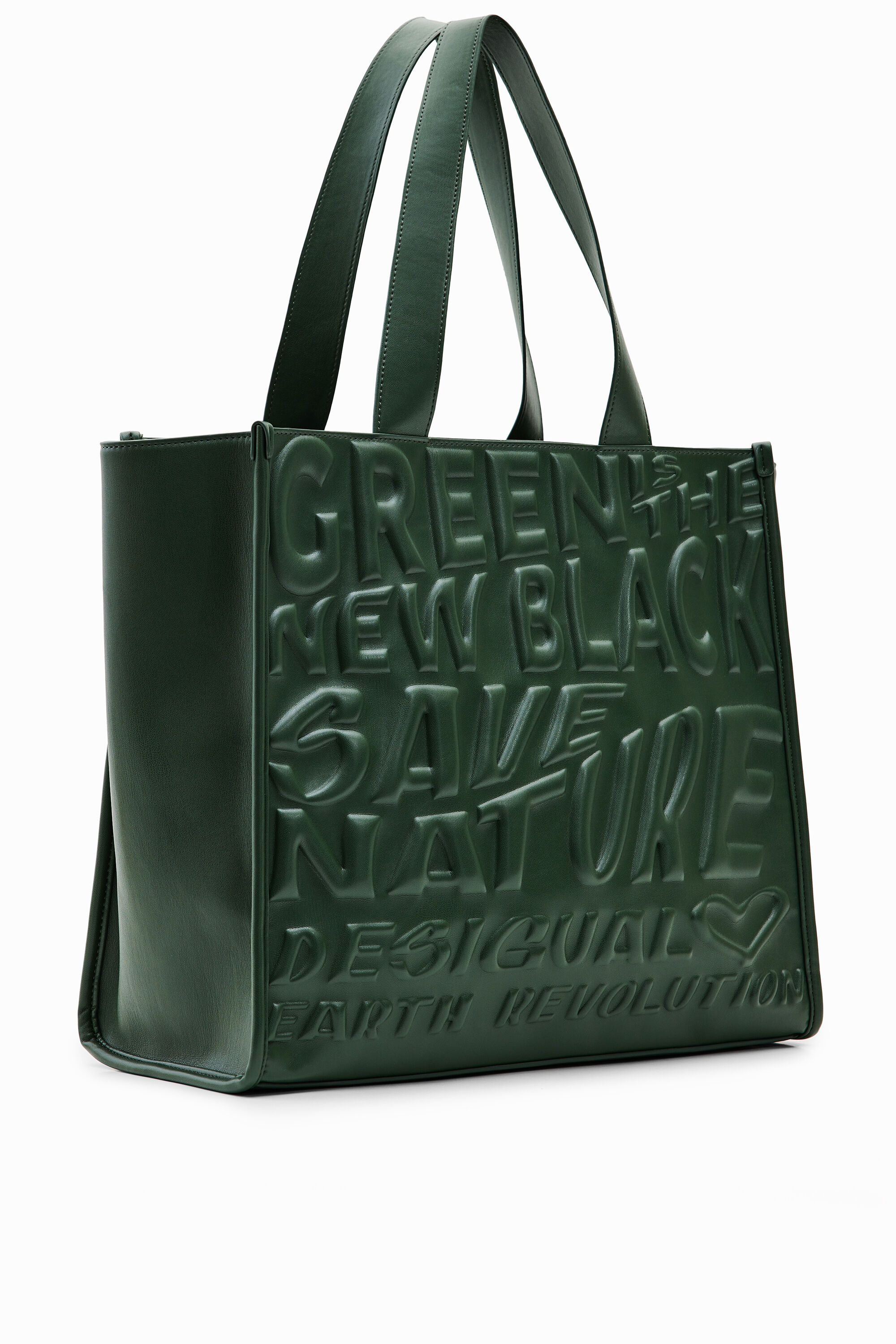 Messages shopper bag - GREEN - U