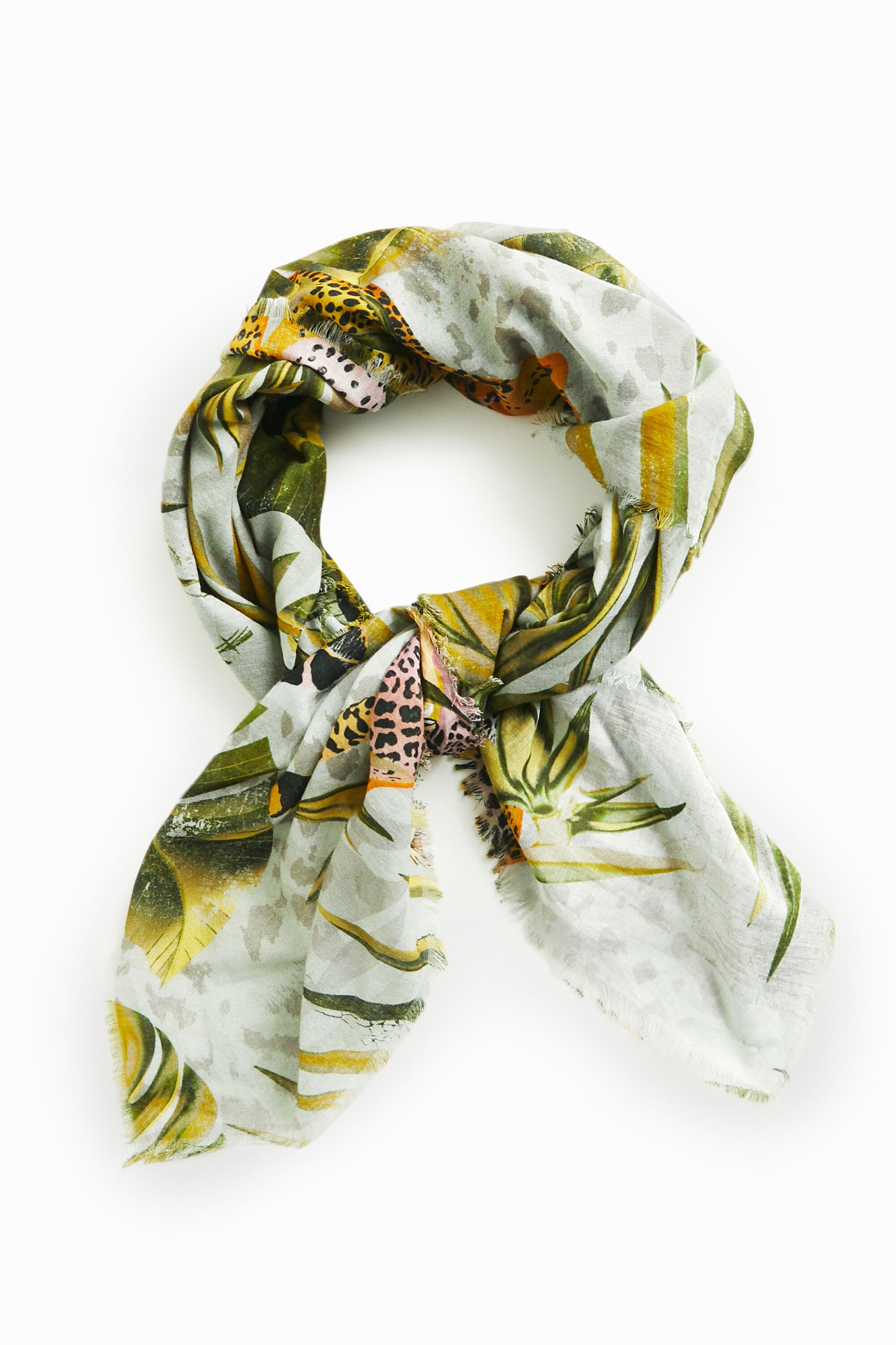 Jungle camoflower foulard - GREEN - U