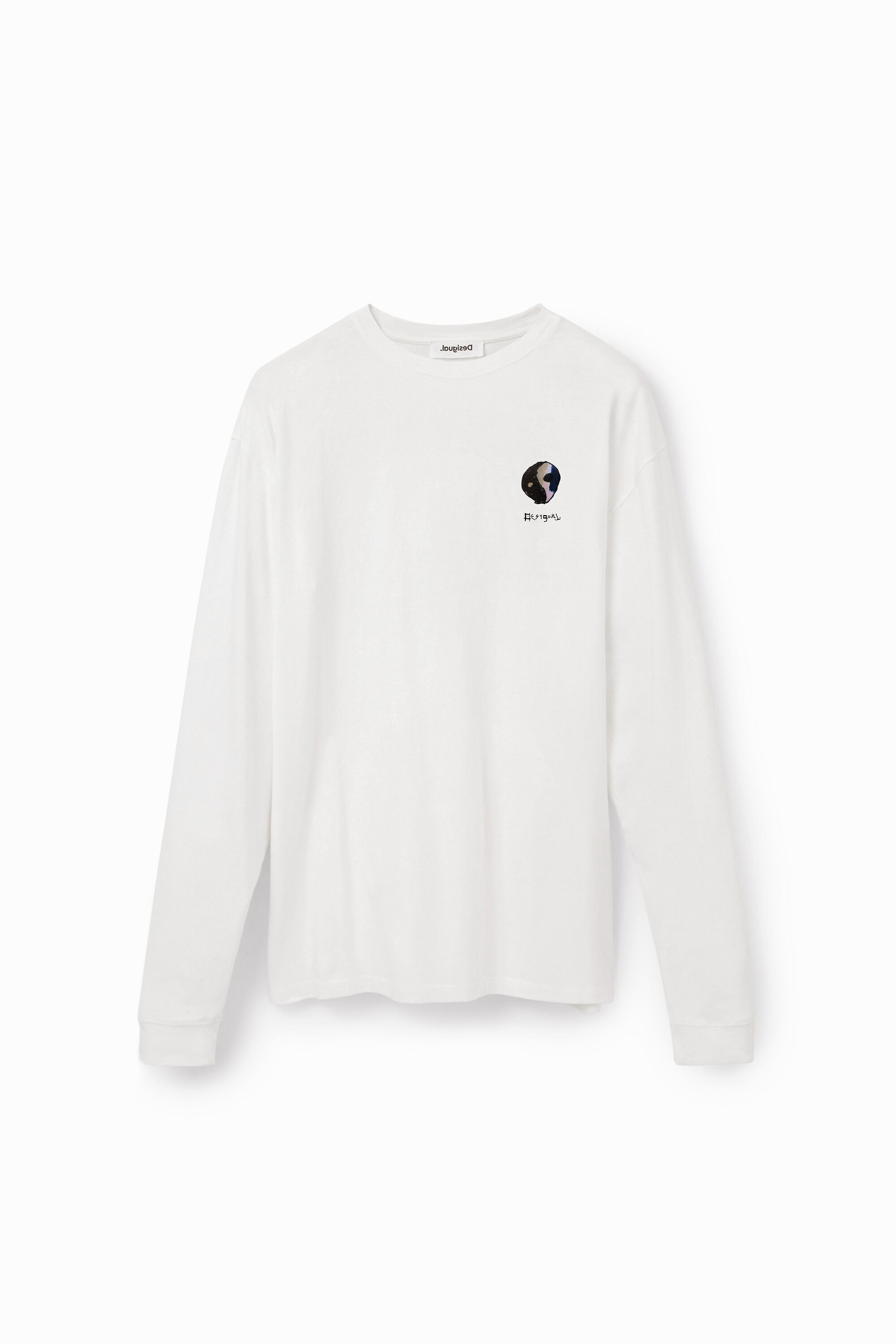 Oversize yin-yang T-shirt - WHITE - M