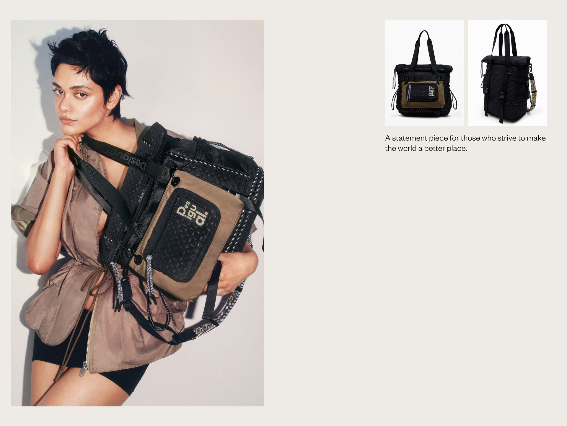 Mochila voyager multiposici&oacute;n grande