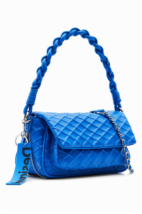 Midsize embossed crossbody bag