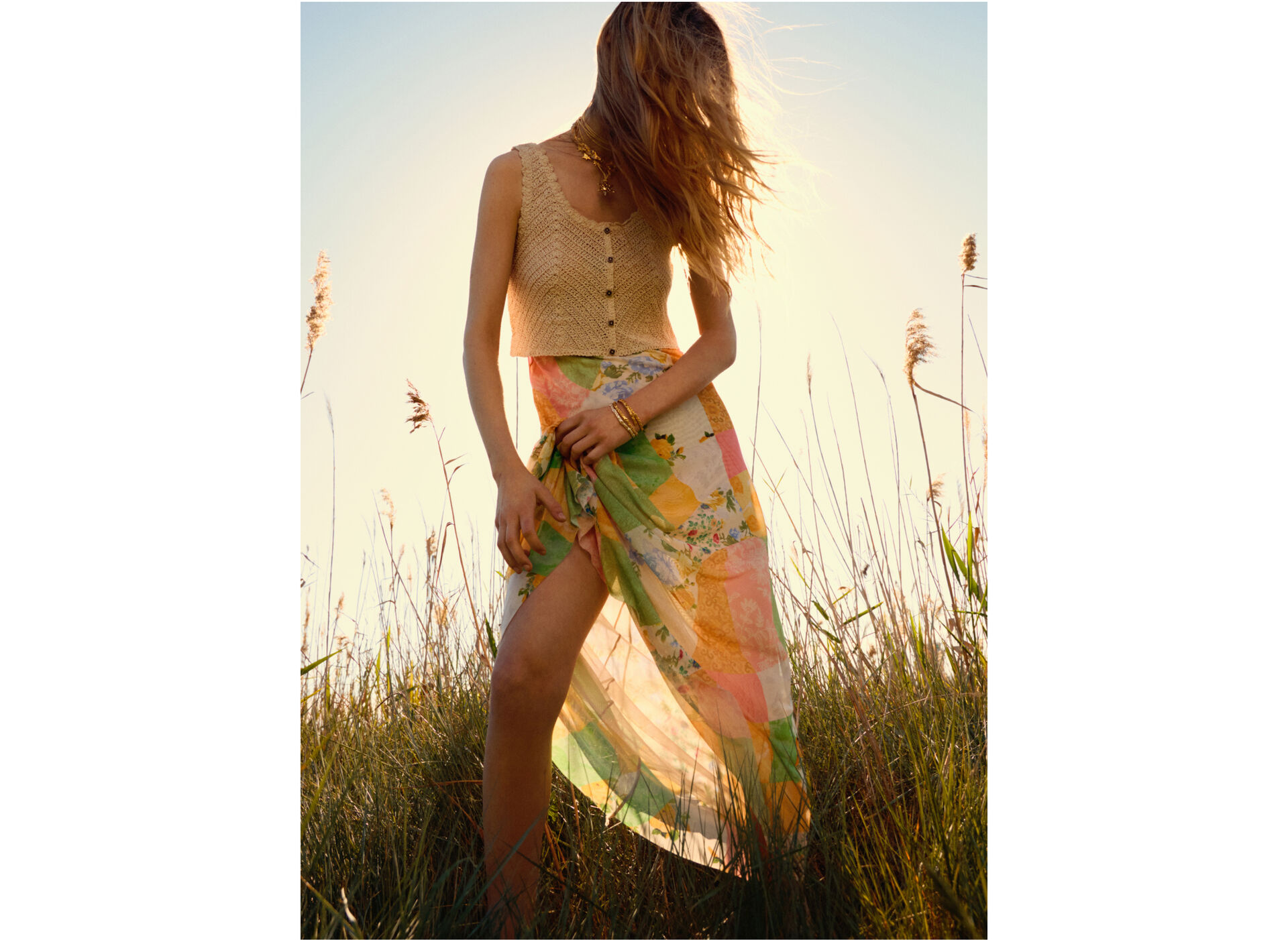 Hibridna midi obleka