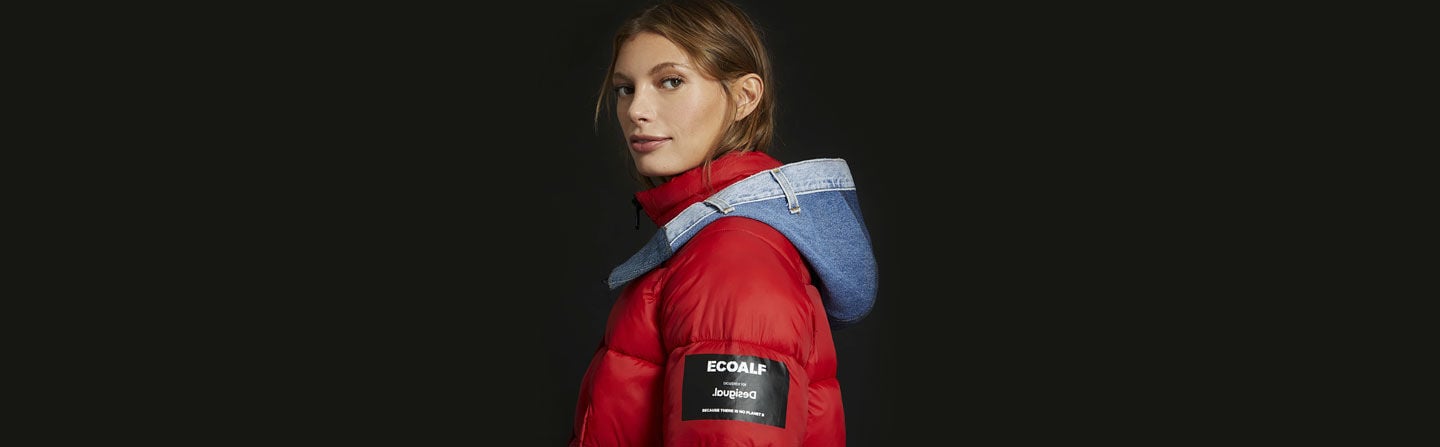 Recycle + Reinterpret + Reuse + Re-love = wrap up with Desigual ❤️ Ecoalf