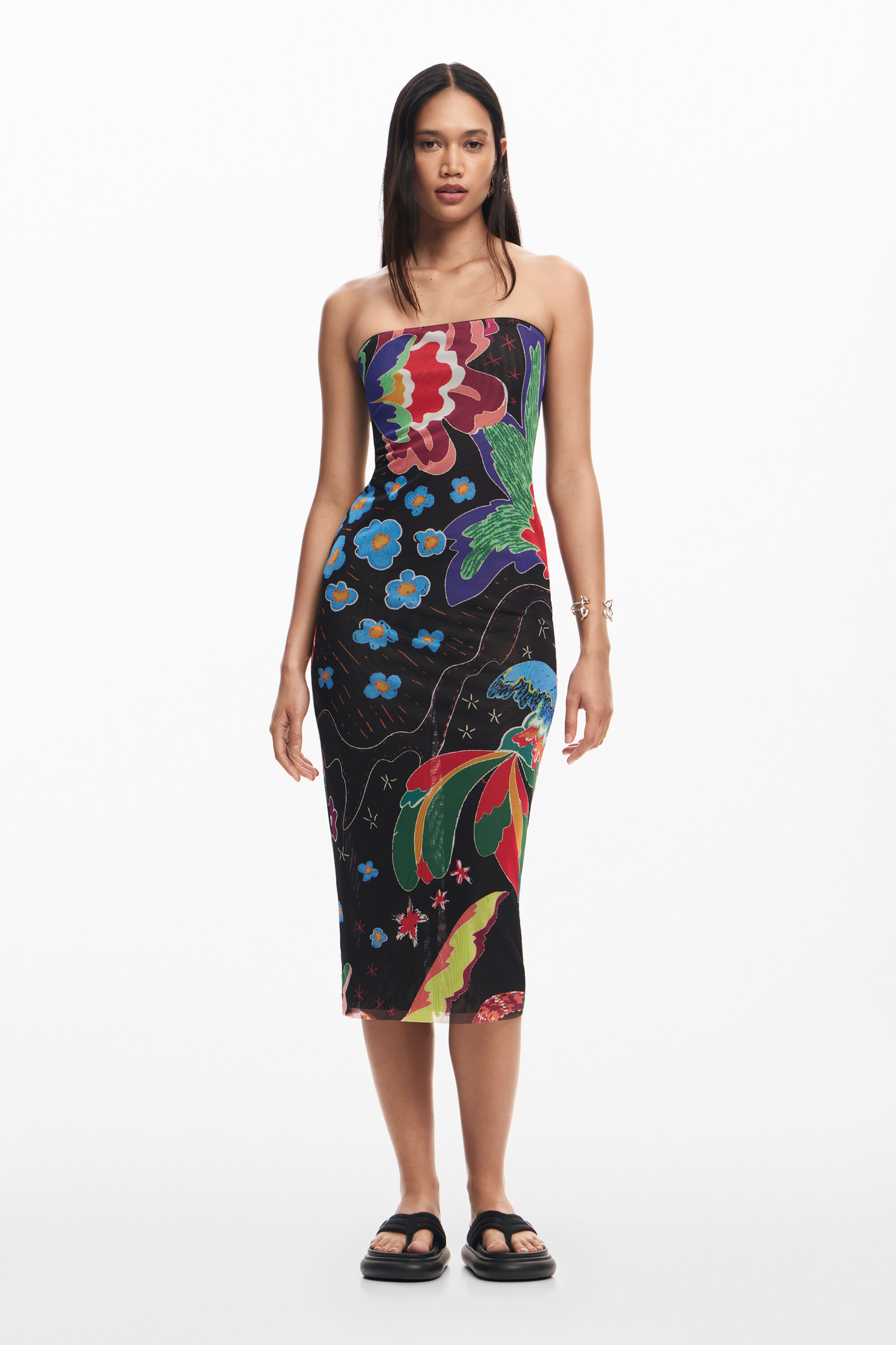 Desigual kleid punkte