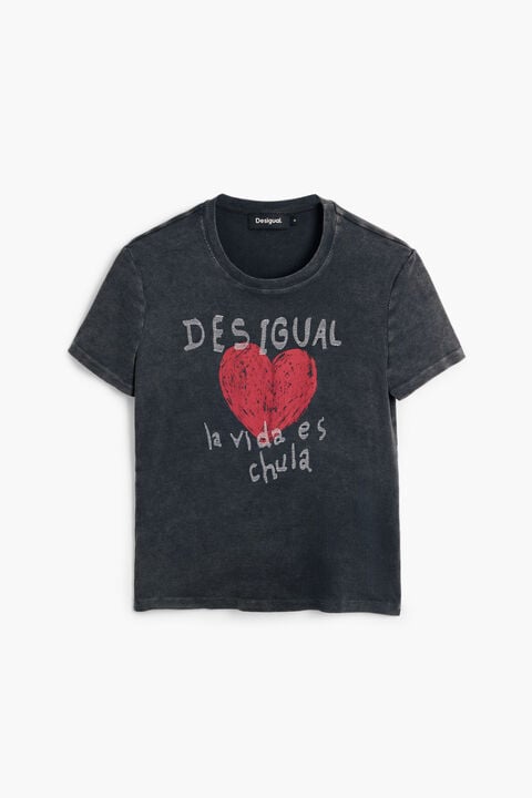 Women's Contrasting Face T-shirt I