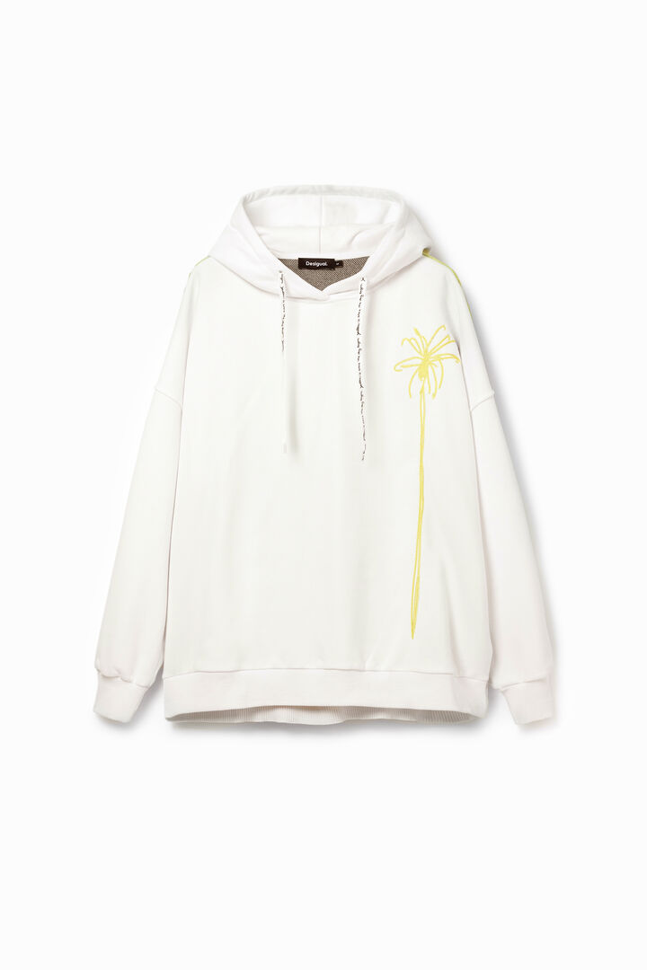 Oversize palm tree hoodie | Desigual