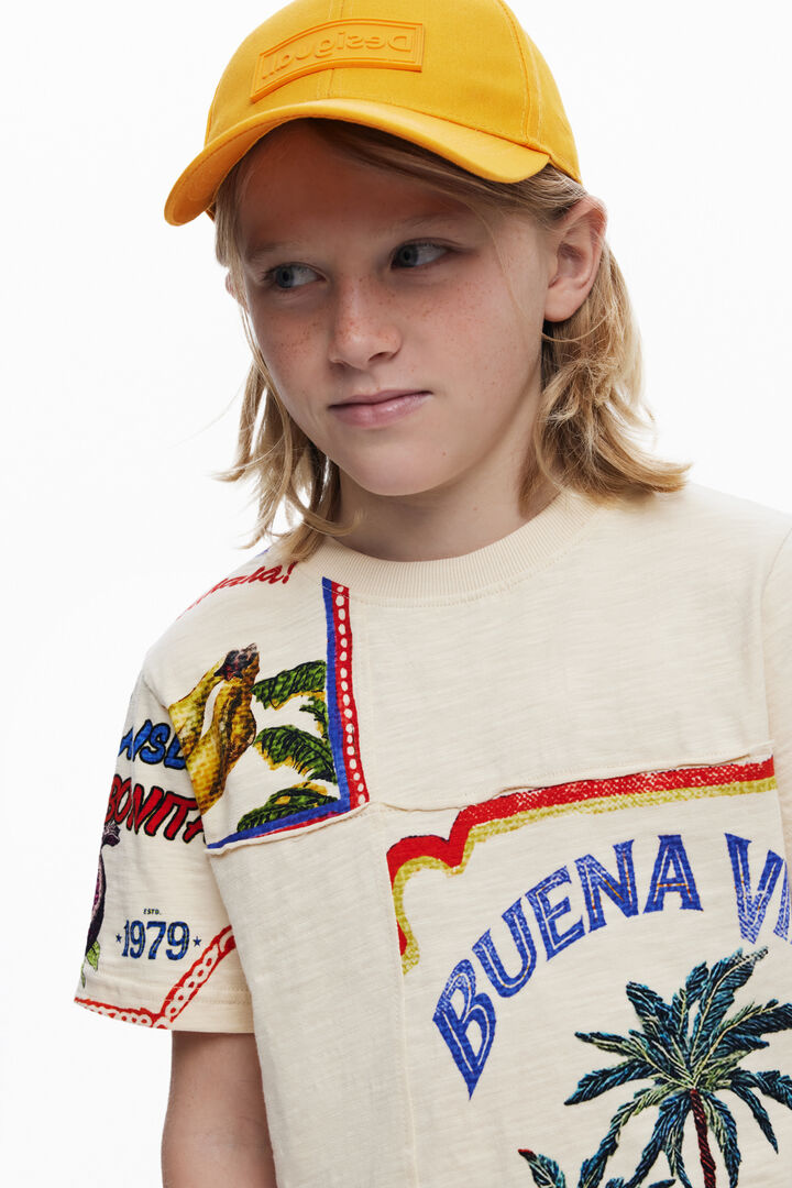 BuenaVida postcard T-shirt | Desigual