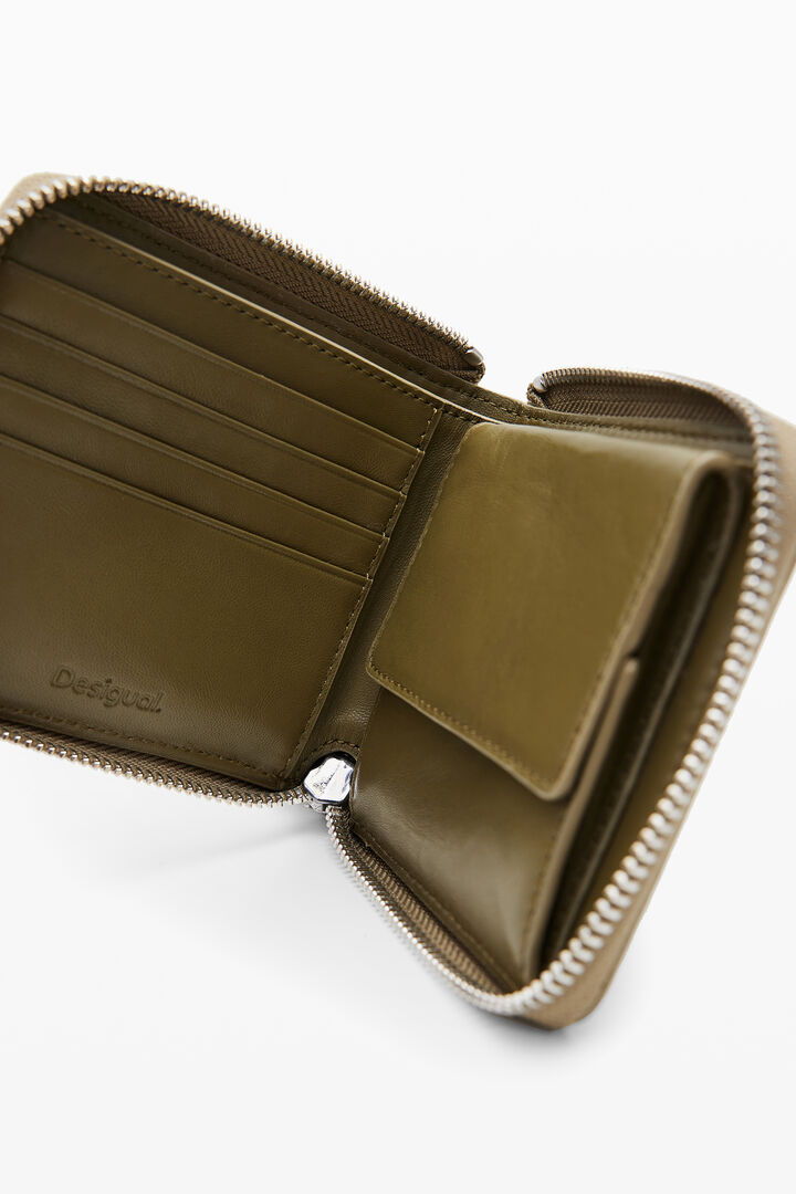 M padded leather wallet | Desigual