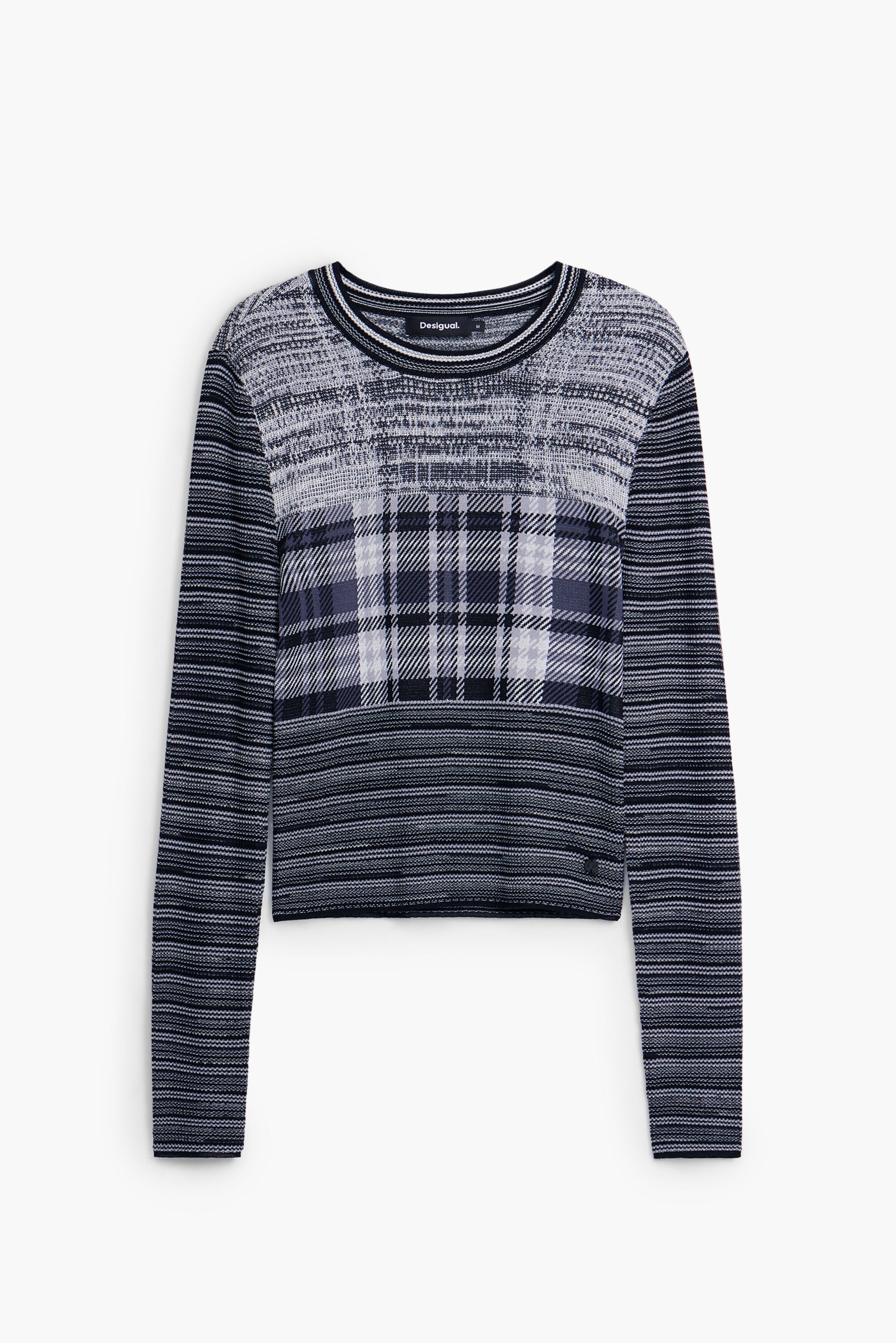 Camiseta jaspeada - BLACK - M