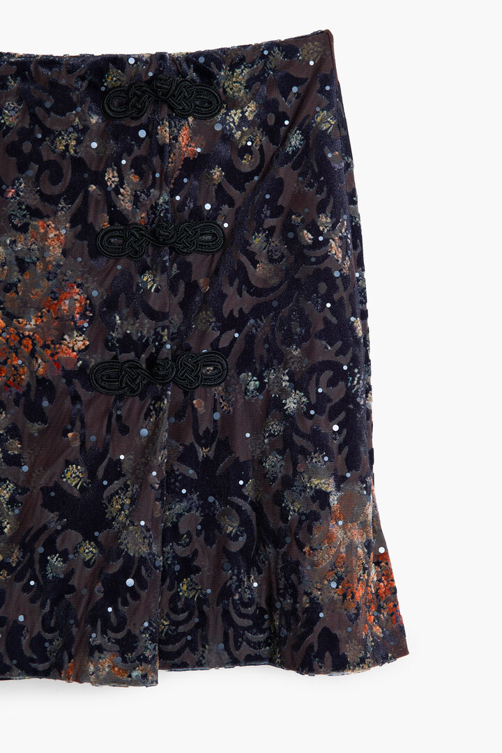 MINI SKIRT DEVORÉ | Desigual