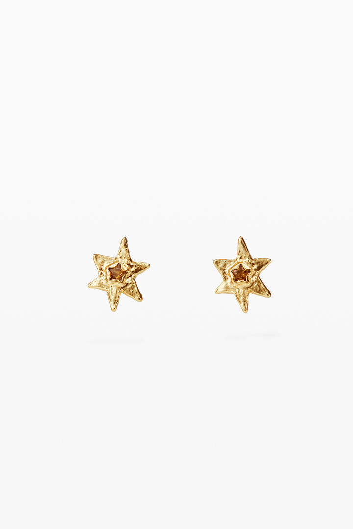 Pendientes estrella baño oro Zalio | Desigual