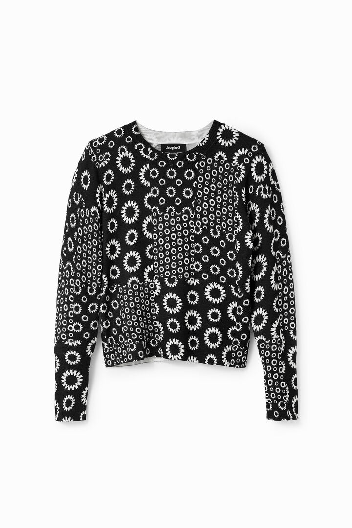 Jersey fino patch geométrico | Desigual