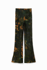 Pantalons slim flare devoré | Desigual