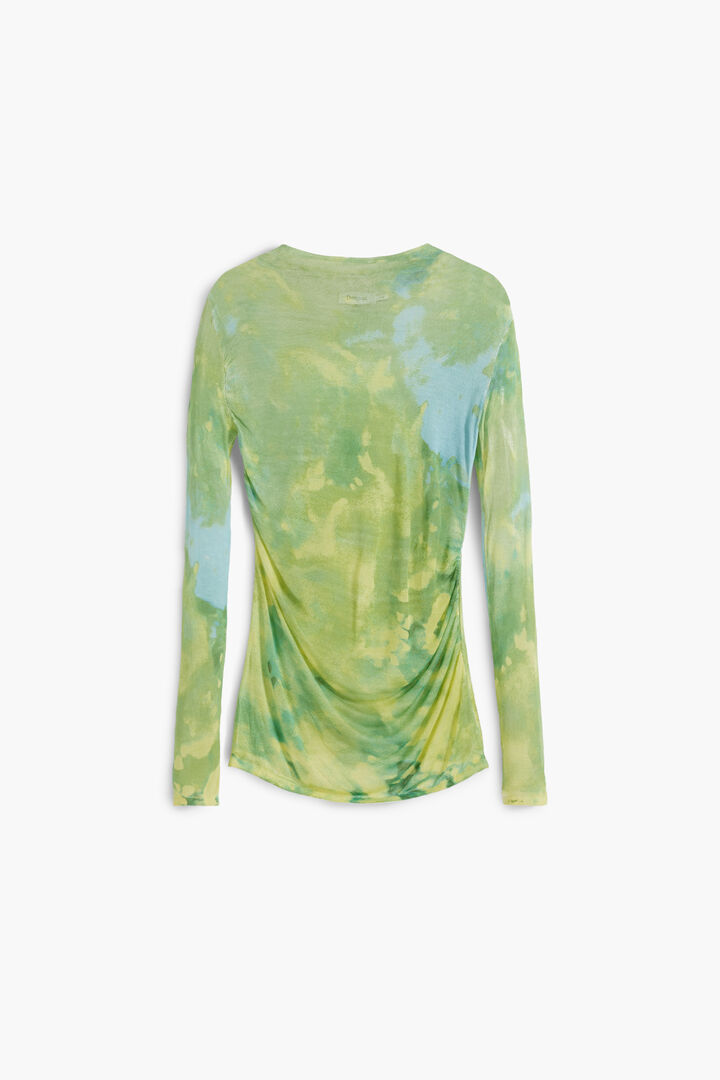Watercolor draped fine sweater | Desigual
