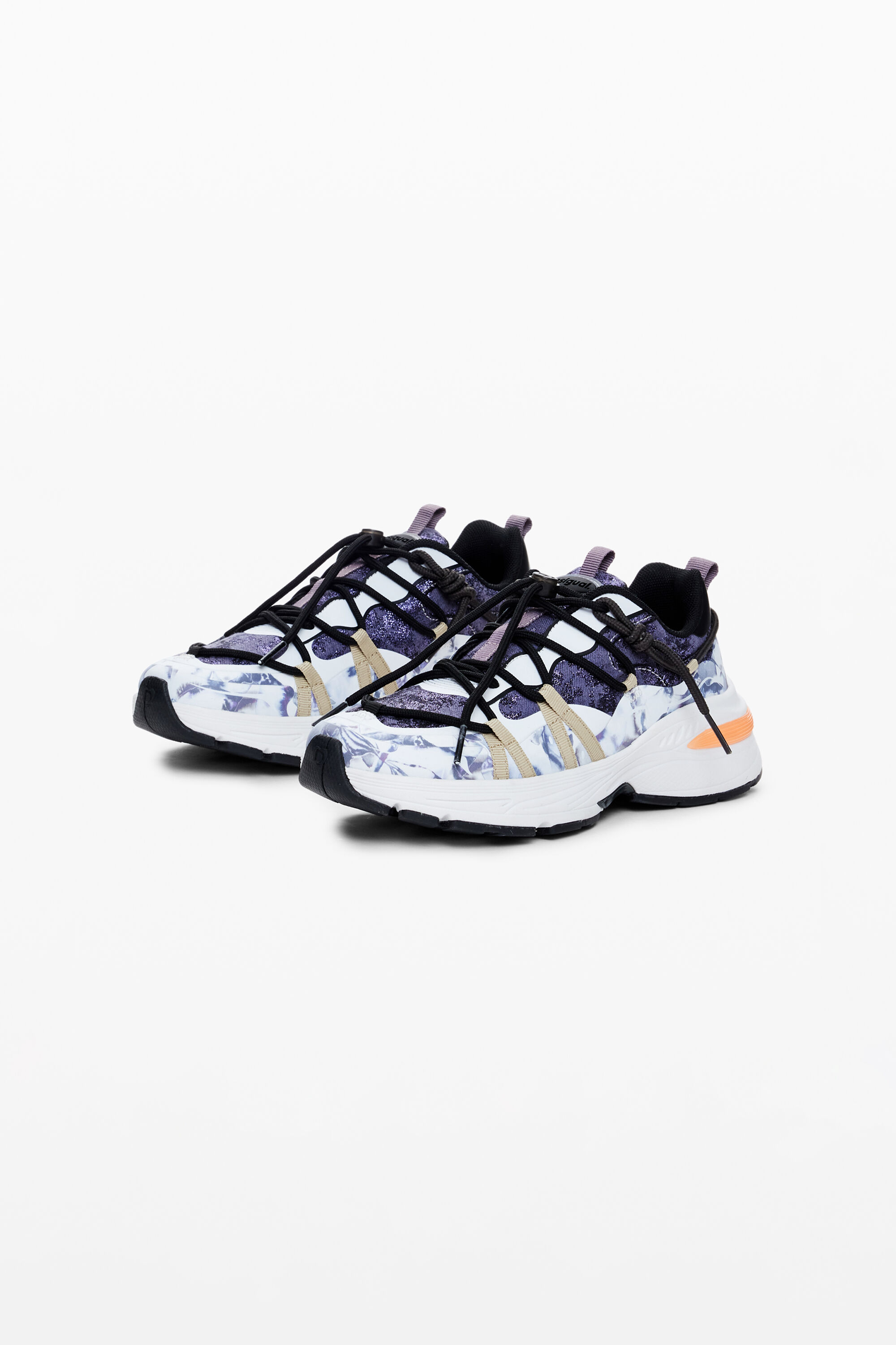 新品未使用デシグアル Desigualレースアップ37トレッキングブーツ23.5