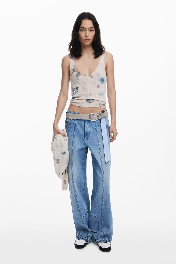 Suede-effect belt | Desigual