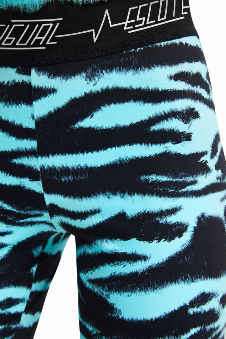 Animal print slim leggings | Desigual
