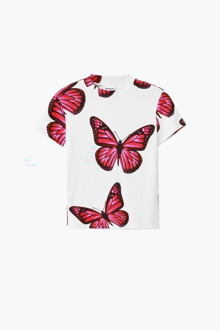 Camiseta manga corta mariposas | Desigual