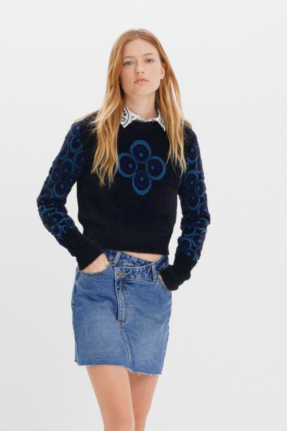 Geo print jumper online
