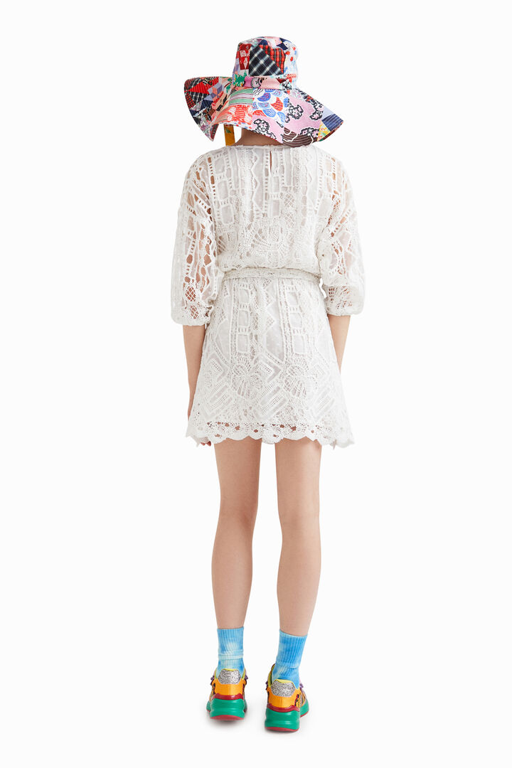 Vestido estilo crochet Johnson Hartig | Desigual