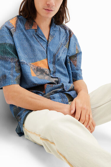 Camisa resort patch | Desigual
