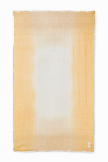 Fulard rectangular tie-dye degradat | Desigual