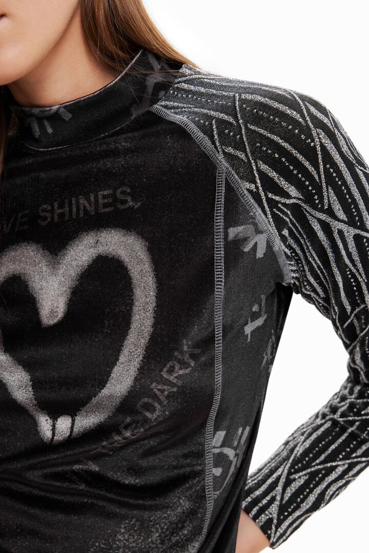 Camiseta buzo estampado handmade | Desigual