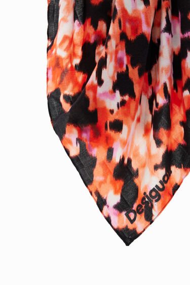 Abstract rectangular foulard | Desigual