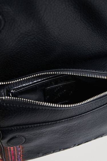 Hímzett fekete táska | Desigual