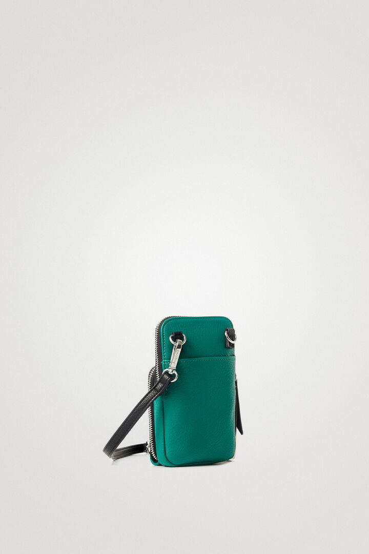 Leather effect hanging coin purse | Desigual