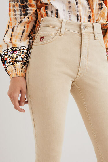 Cropped flared jeans | Desigual