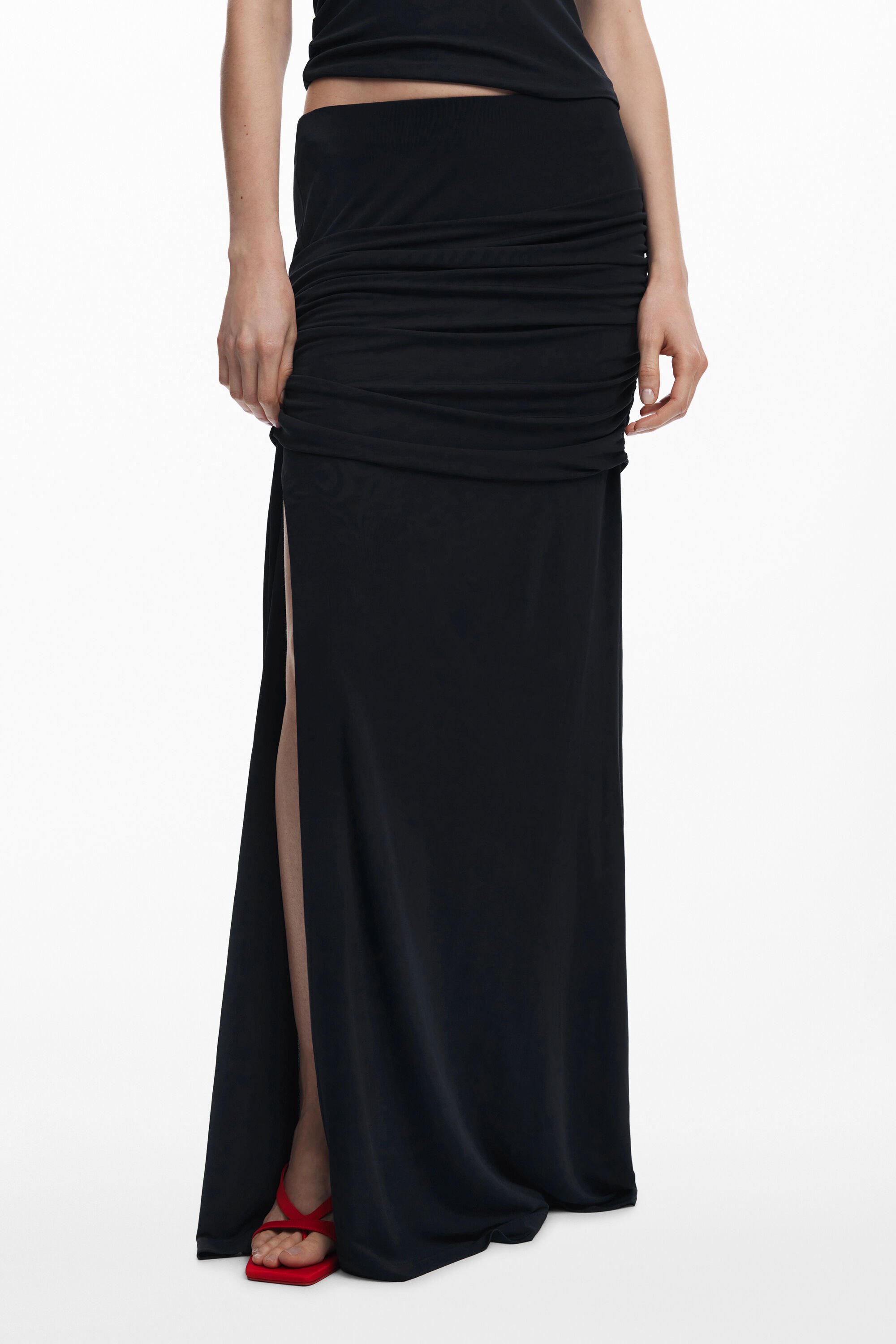 Desigual Skirt With Side Slit