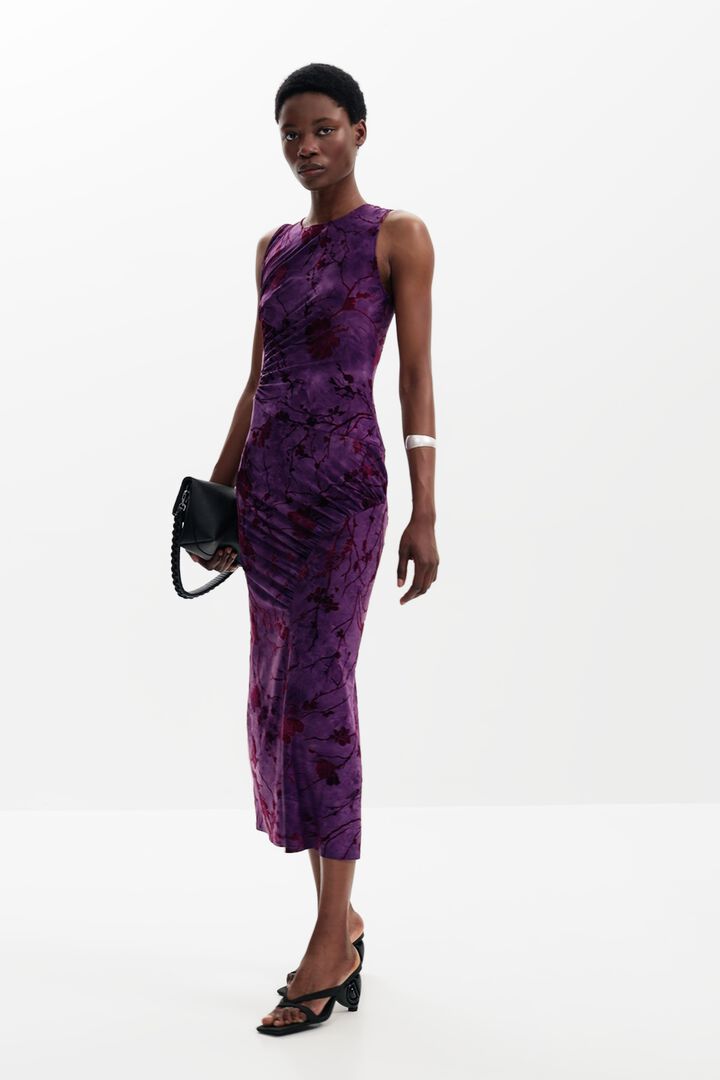 Vestido midi oriental | Desigual