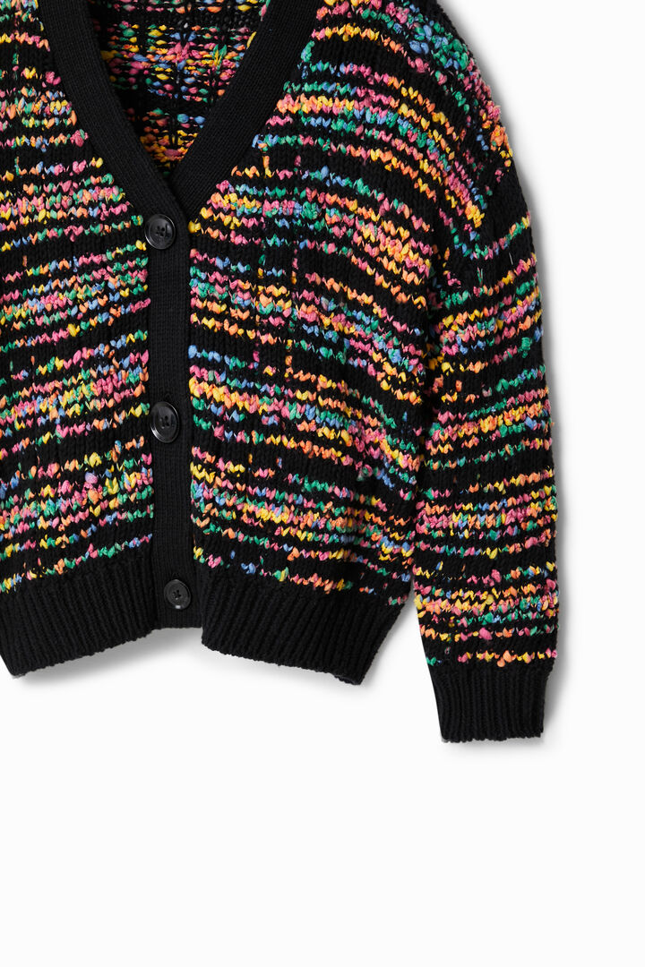 Chaqueta tricot rayas | Desigual