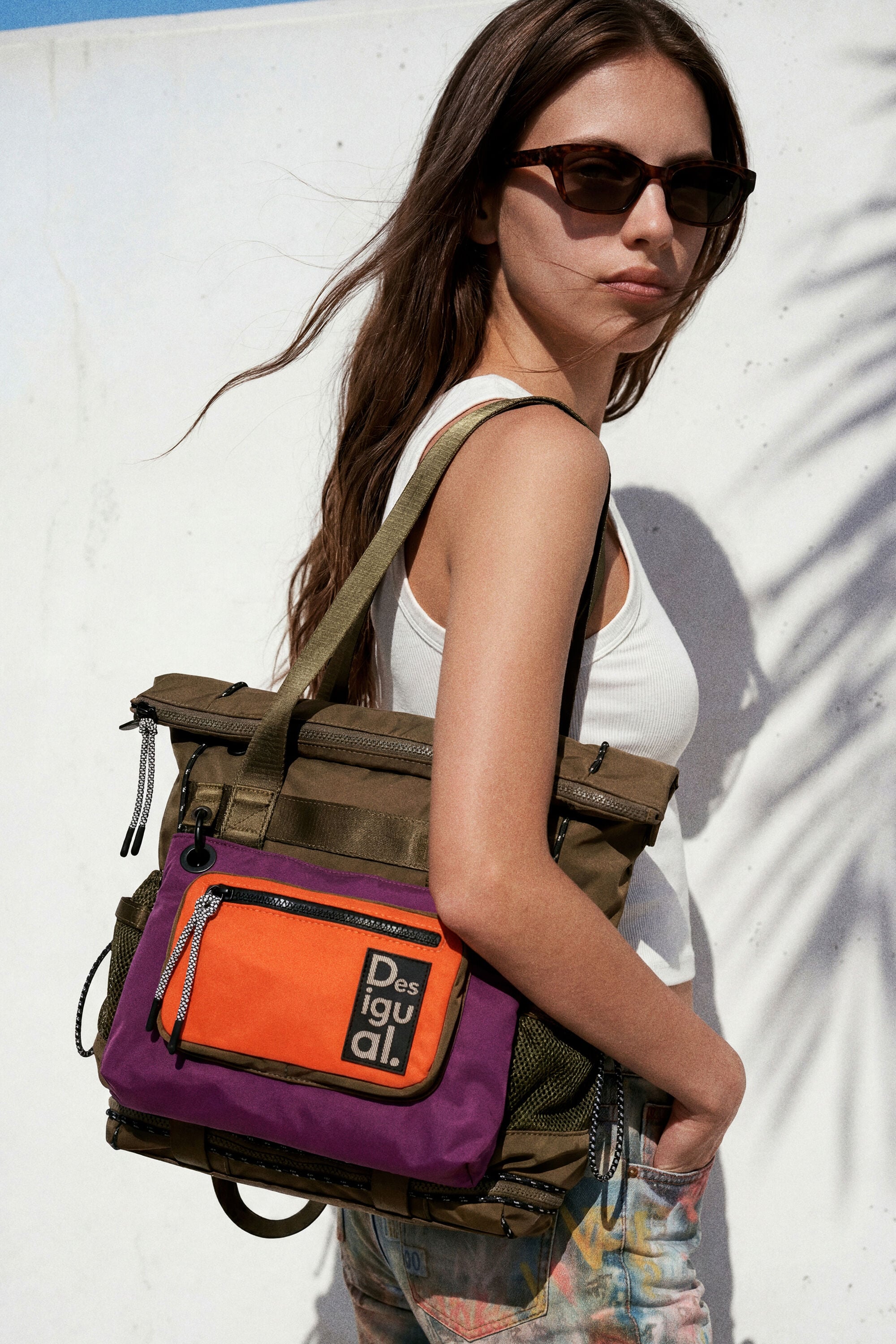 Voyager XL multiposition backpack women's I Desigual.com