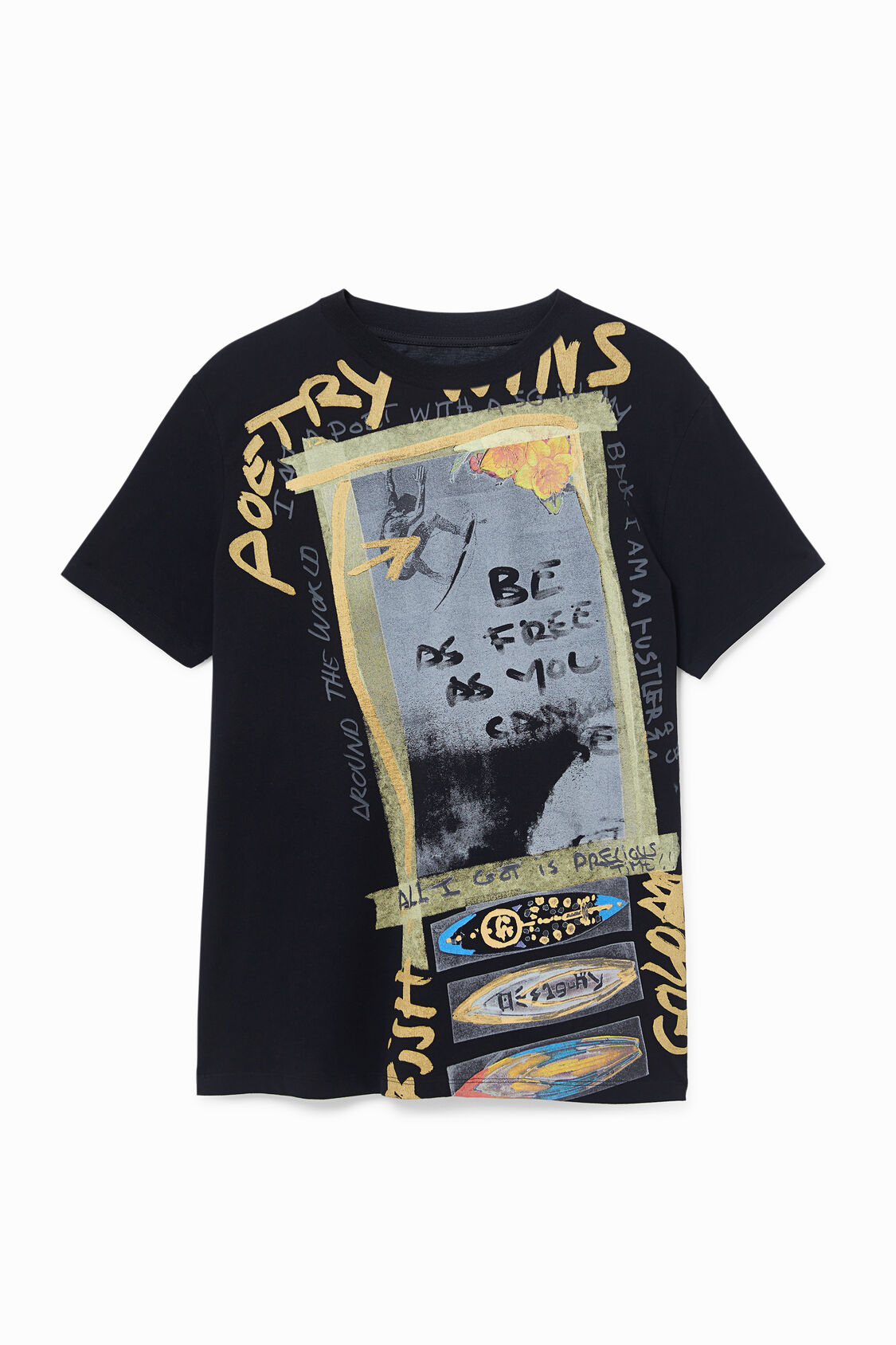 100 コットン サーフィンtシャツ Desigual Com