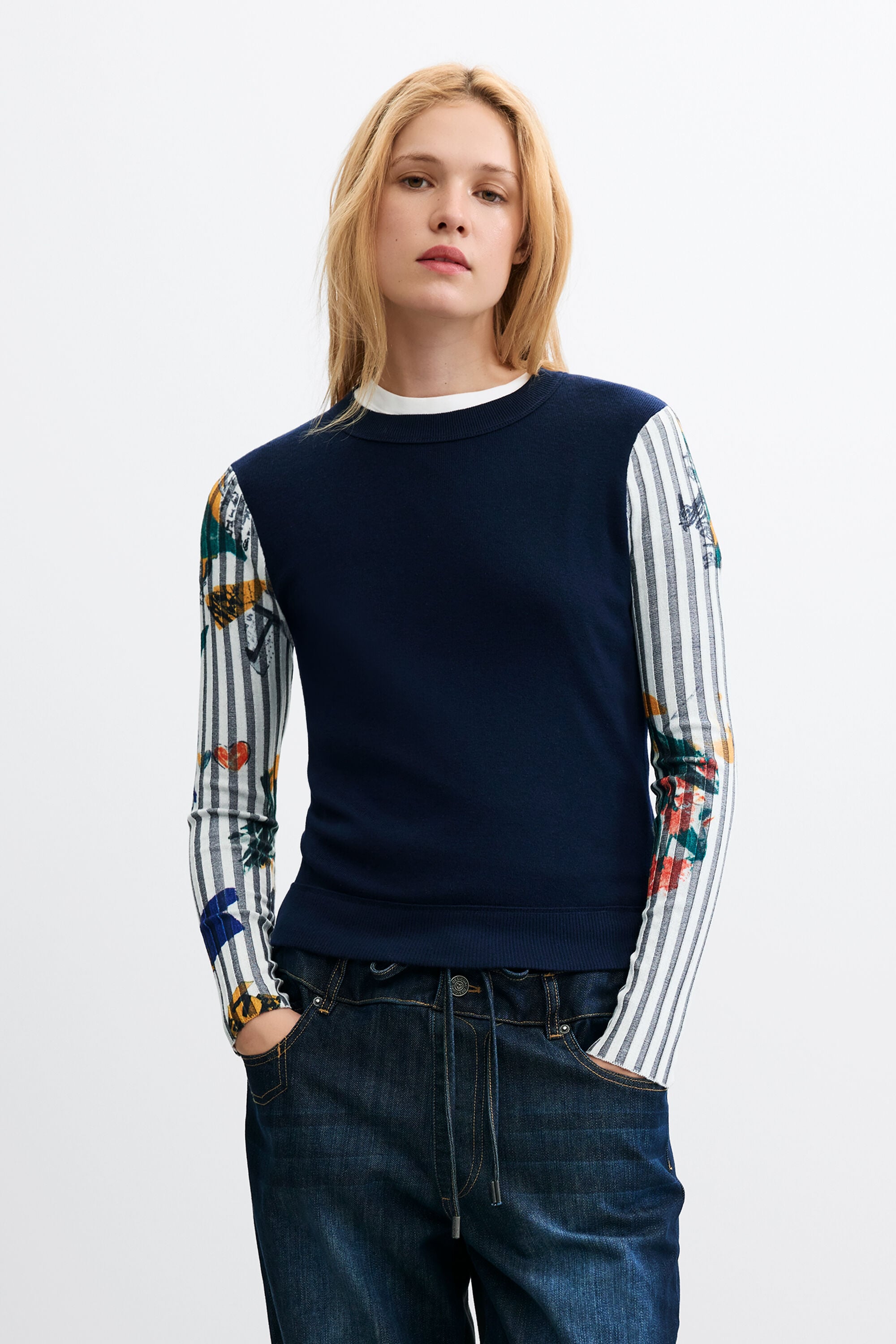 Jersey Estampado Floral