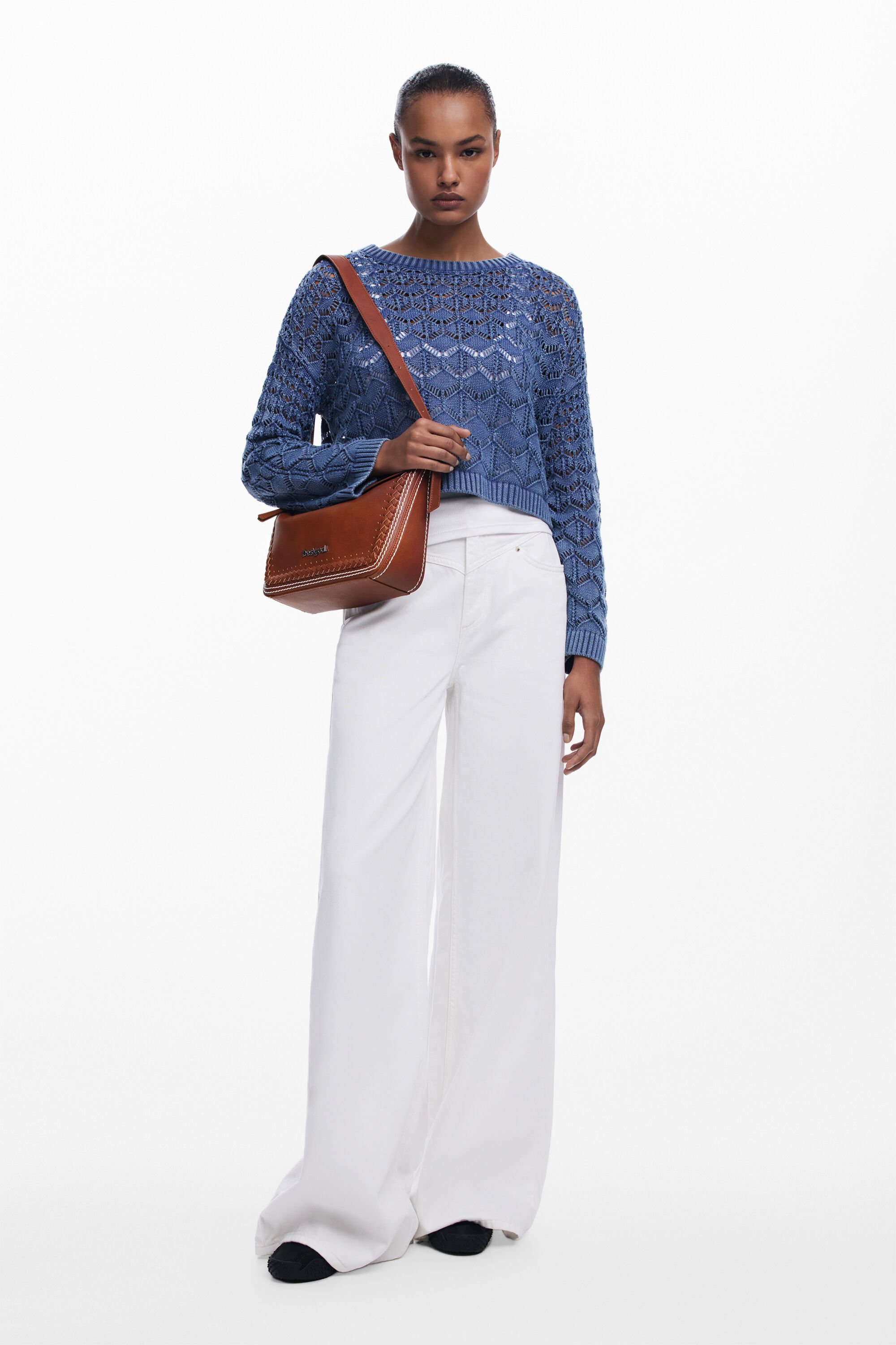 編み込みディテールのバッグ I Desigual.com