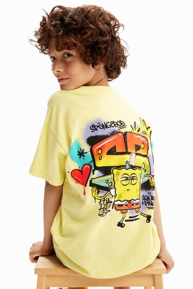 Camiseta graffiti SpongeBob | Desigual
