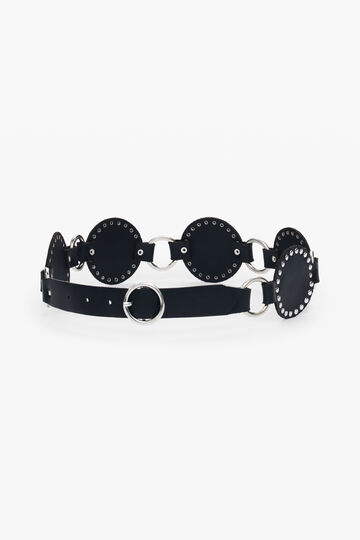 Articulated leather belt | Desigual