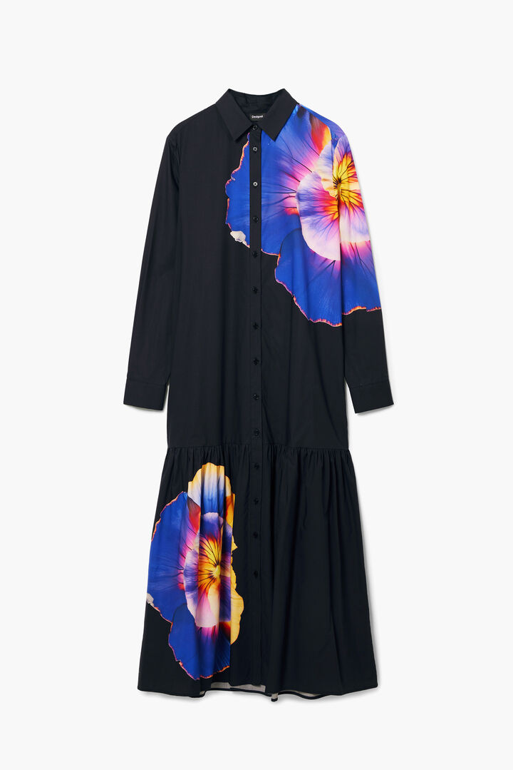 Vestido camisero flores M. Christian Lacroix | Desigual