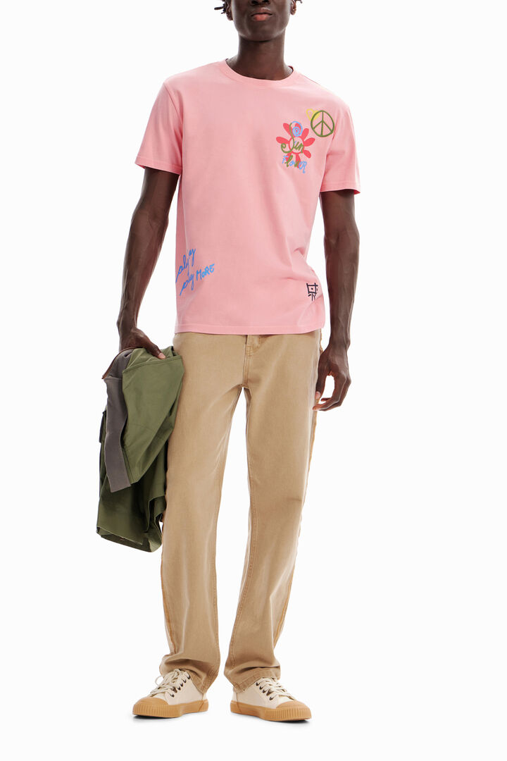 Camiseta manga corta peace | Desigual