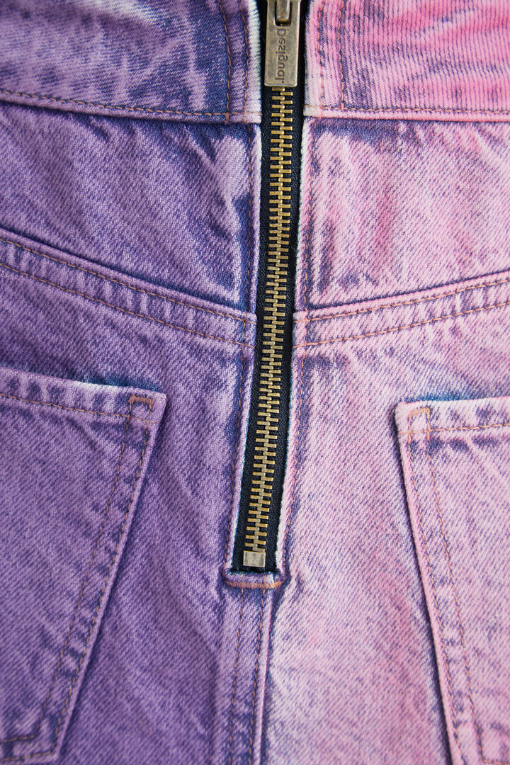 Mini falda vaquera cremallera | Desigual