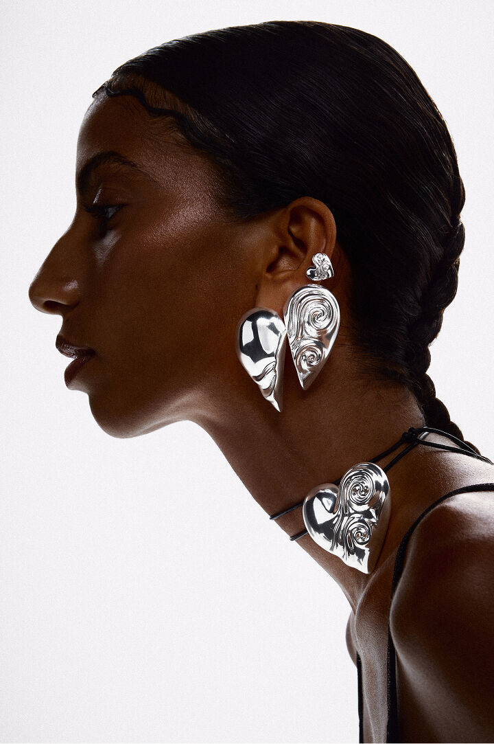 Heart zalio earrings