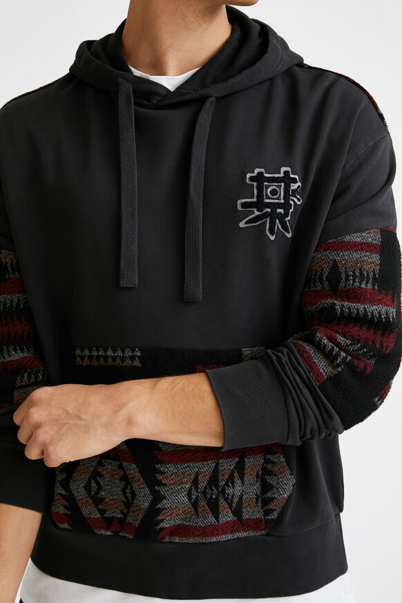 Ethnic motif sweatshirt | Desigual