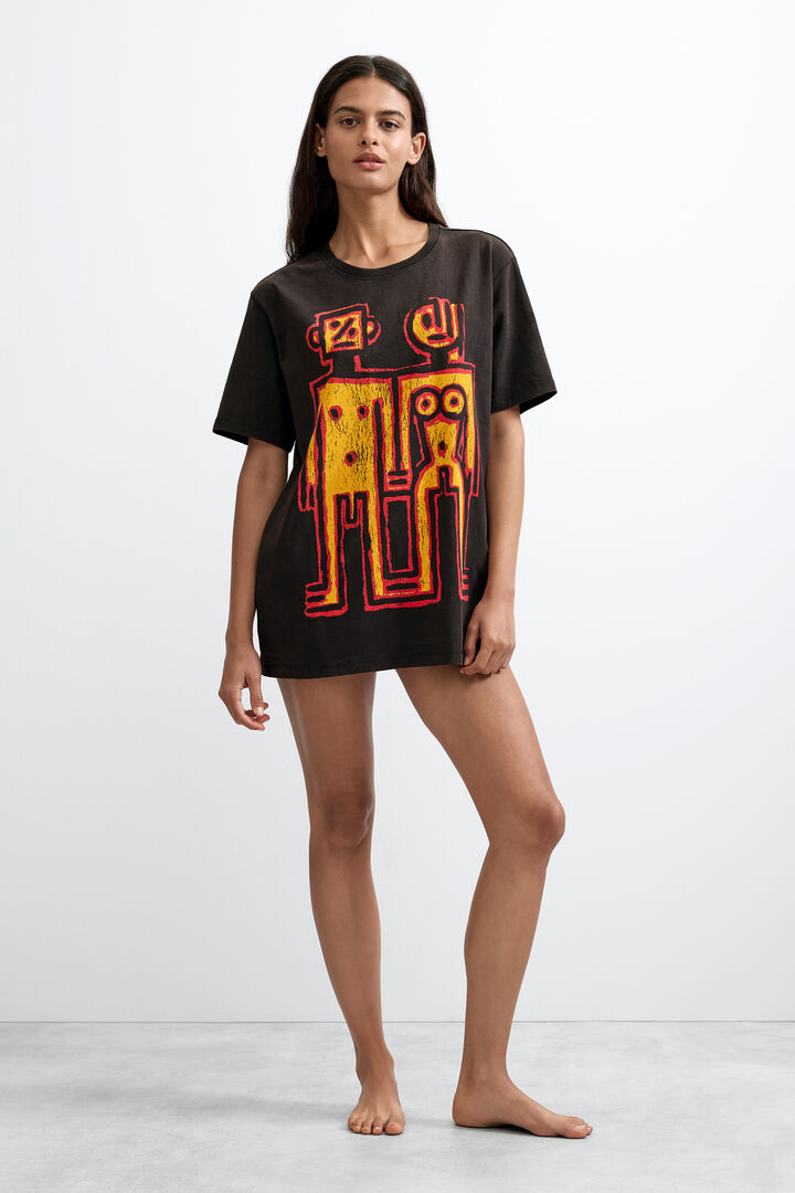 Camiseta Estampado logo Vintage