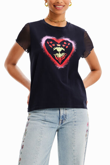 Camiseta corazón arty | Desigual