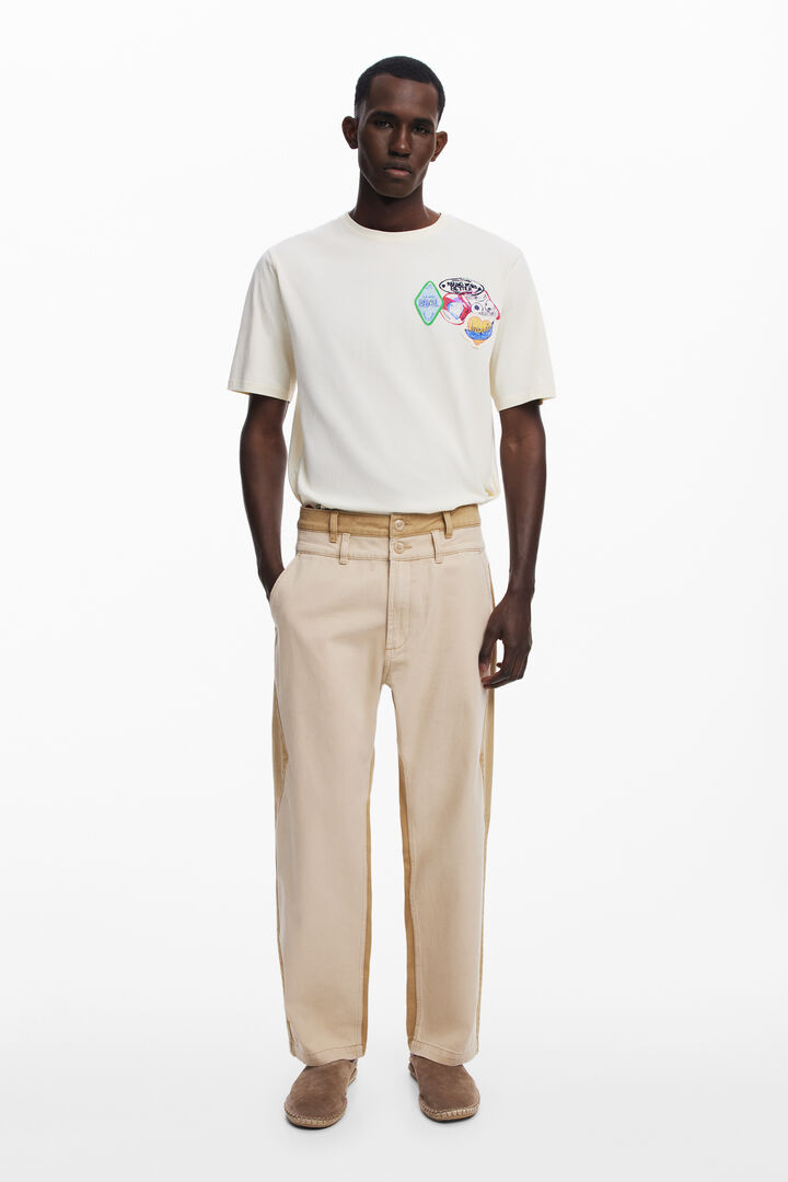 Double-waist denim trousers | Desigual