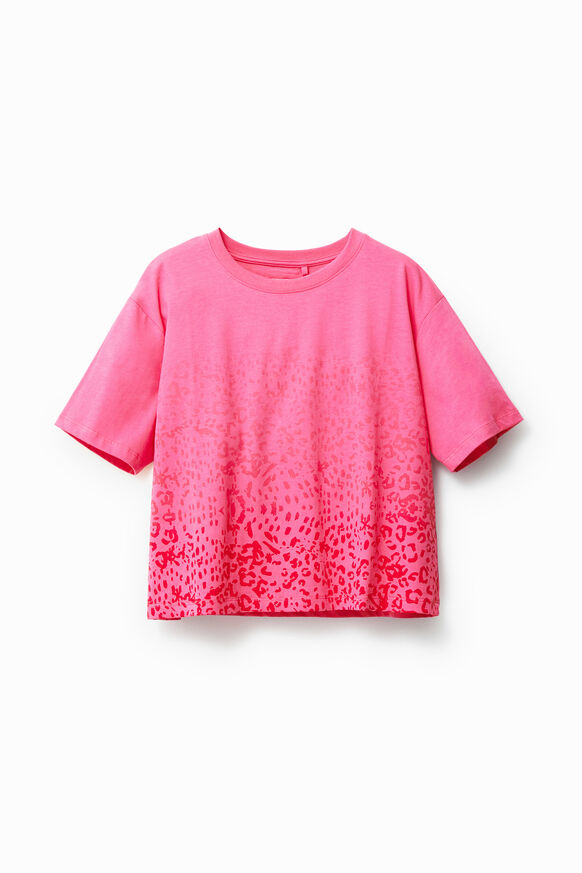 T-shirt léopard 100 % coton | Desigual