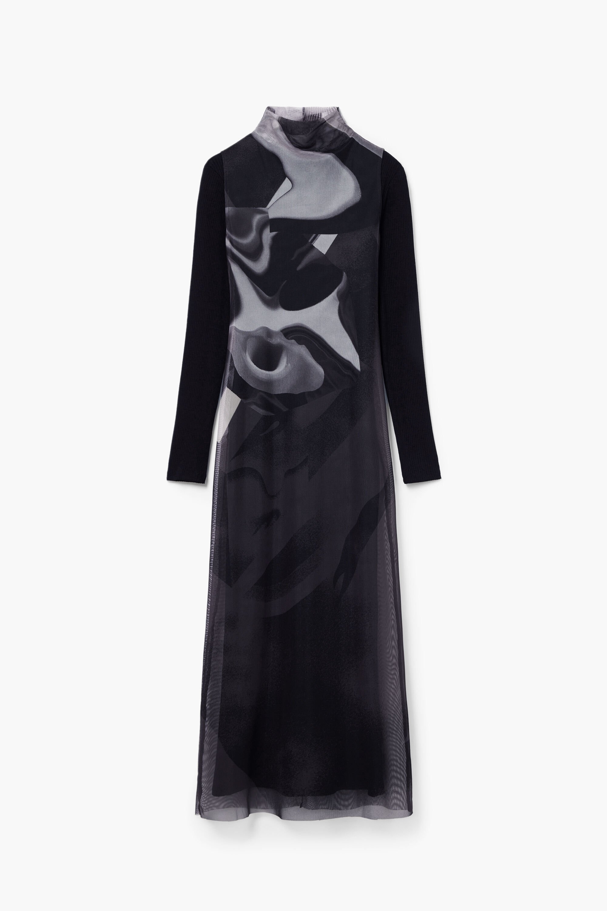 Multipositionele midi jurk